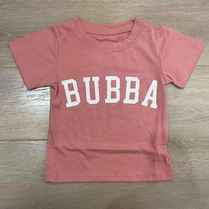 T-shirt manches courtes pour enfants, vêtements d'été pour tout-petits, décontractés, SISSY, <span class=keywords><strong>BUBBA</strong></span> avec lettres imprimées, pour garçons et filles, tendance - Product Image 5