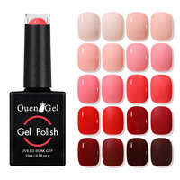 Vente en gros en Chine Fournisseur de gel pour les ongles OEM Bouteilles de marque privée Couleurs Soak Off LED Vernis à ongles Gel UV couleur Vernis à ongles