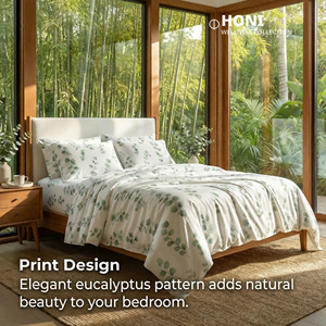 Ensemble de draps en microfibre brossée 80 g/m², design personnalisé HONI, résistant aux plis, certifié OEKO-TEX, Global Source - Product Image 3