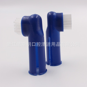 แปรงสีฟันนิ้ว TPE ขนาด 6 ซม. ขนแปรงไนลอนนุ่ม สำหรับนวดเหงือก ใช้ในบ้าน - Product Image 2