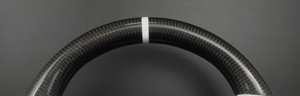 Volant en fibre de carbone véritable et cuir blanc avec boutons multifonctions pour <span class=keywords><strong>Audi</strong></span> A3/A4/A5/A6/Q5/Q3/Q7/A7 RS3/RS4/RS5 - Product Image 3