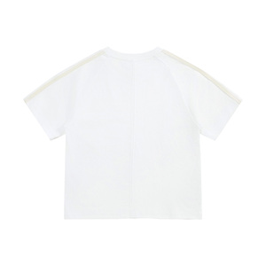 <span class=keywords><strong>Camiseta</strong></span> de Algodón Lavado con Cinta para Niños, Manga Corta, de Alta Calidad, Personalizable, para Hombre y Mujer - Product Image 3