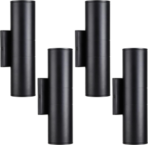 IP65 không thấm nước Đèn tường 12W 15W 20W 25W <span class=keywords><strong>LED</strong></span> xi lanh lên xuống ánh sáng bên ngoài cho hành lang sân vườn - Product Image 3