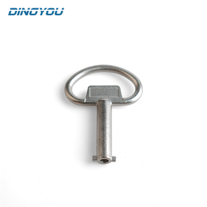 Cerradura de Gabinete con Llave y Cilindro Roscado de Montaje Triangular de Lengüeta Rotatoria Multitamaño Directo de Fábrica para Cajas de Distribución MS705-28 - Product Image 4