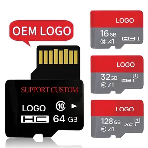 Custom Ceamere Large Capacity Memory Card Cartao De Memoria 16GB 32GB TF SD Kart 128GB 64GB Custom Logo Micro Flash Memory Card