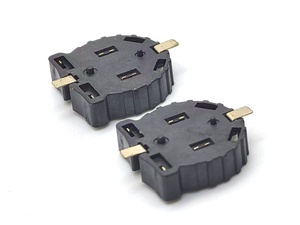 Surface Mount Power Lithium <b>Battery</b> Holder Brass Contact Clip Nylon Housing 750V Rated Voltage 3A Rated Current Shape Female - Product Image 2