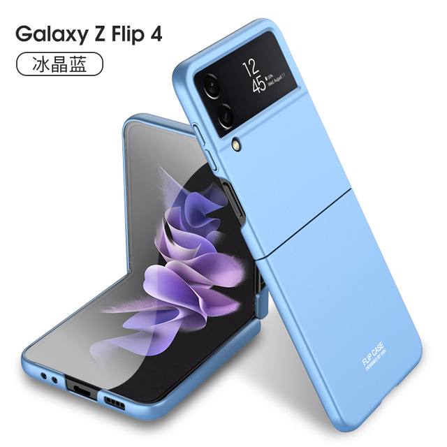 GKK for Samsung for Galaxy Z Flip 3/4/5/6/7 Case Eco-friendly Transparent Anti-fall Hard PC Slim Street Fashion Design