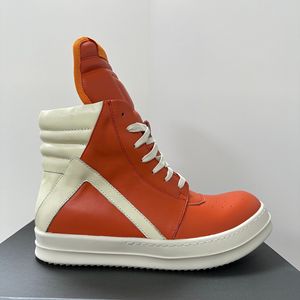 Chất Lượng Hàng Đầu Ban Đầu Thiết Kế Sang Trọng Sneaker Phụ Nữ Người Đàn Ông Giày Cậu Bé Da Khởi Động Rick Người Đàn Ông Của Cao-Top Thương Hiệu Sang Trọng Giày Thể Thao - Product Image 5