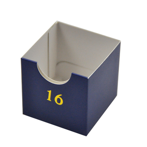 Caja de Regalo de Joyería Ecológica de Lujo para Navidad, con Forro de Esponja Protectora y Lámina Dorada, Materiales Reciclados para Cosméticos UV, Estilo Adviento - Product Image 5