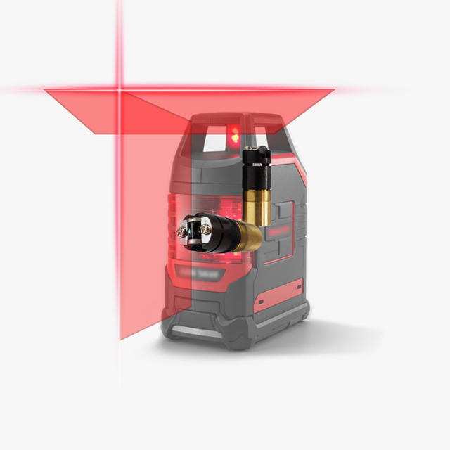 New Professional Rotary Laser Level with Red Line 635nm Laser Module Heat Resistant 1-15m Range