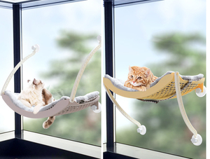 Hamaca colgante con ventosa para ventana de gato, con manta, fabricante al por mayor - Product Image 6