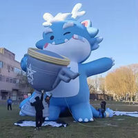 Grand modèle de dragon gonflable géant personnalisé pour la publicité et les événements festifs en plein air
