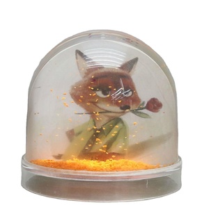 Tùy Chỉnh Giáng Sinh Trang Trí Nhựa Tình Yêu Món Quà Vui Ảnh Nhựa Quả Cầu Tuyết Pha Lê Bóng Trang Trí Nội Thất - Product Image 4