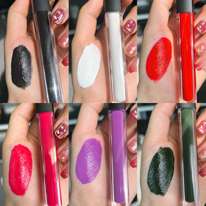 Rouge à lèvres Matte Print Logo Waterproof Lip Tint Private Label Cosmetics Oem Makeup Vendeur - Product Image 4