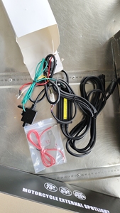 Feux auxiliaires de moto AES GR7 phares antibrouillard Road King Strobe Motocross phare <span class=keywords><strong>LED</strong></span> <span class=keywords><strong>sans</strong></span> <span class=keywords><strong>fil</strong></span> interrupteur Flash Group - Product Image 5
