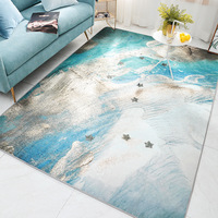 Grands tapis de la série bleue pour le salon, tapis pour le salon, taille 2*3m, prix bas, tapis nordique pour le salon