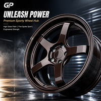 Jantes forgées sur mesure 17-24 pouces pour Toyota Supra Nissan GTR, finition brun brillant, 5 branches, alliage 6061-T6, multi ET Offset