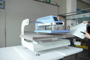 Presse à chaud à double station - 3 tailles (15x15/16x20/16x24 pouces), système pneumatique, pressage automatique, pédale personnalisable - Product Image 4