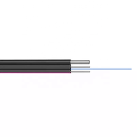 Câble de descente fibre optique monomode FTTH pour intérieur, 1, 2 ou 4 fibres, prix compétitif sur tambour en contreplaqué, fabricant OEM