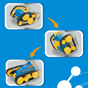 Chariot de combat RC tout-terrain à grande vitesse avec retournement à 360° pour enfants, idéal pour les aventures ludiques en intérieur et en extérieur - Product Image 2