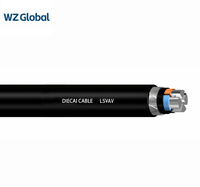Gepanzertes LSVAV-Kabel 0,6/1 KV, mit massiven Aluminium leitern, PVC-Isolierung, Stahlband panzerung und PVC-Mantel-Stromkabel