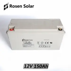 Свинцовая углеродная батарея Rosen Solar 12 В 150 Ач, солнечная батарея глубокого цикла