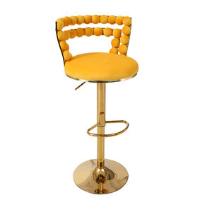 Luxuriöse Moderne Verstellbare Barhocker mit Rückenlehne für Hausbar, Outdoor & Wohnzimmer Drehstühle - Product Image 3