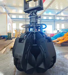 กริปเปอร์เครื่องขุดแบบหมุนที่จับเศษเหล็กไฮดรอลิกเหล็กเปลือกส้มจัดการขยะแกนมอเตอร์ - Product Image 5