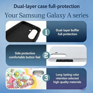 Funda de Teléfono en Blanco para Sublimación 3D de Doble Capa Recubierta para Samsung Galaxy Serie S25 S24 S23 S22 <span class=keywords><strong>S21</strong></span>, Impresión por Transferencia de Calor - Product Image 5