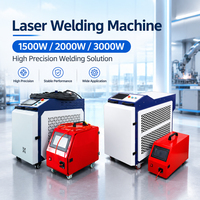 Machine de soudage laser à fibre portative 4 en 1 refroidie par eau 1500W 2000W 3000W pour le métal, les meubles et la quincaillerie