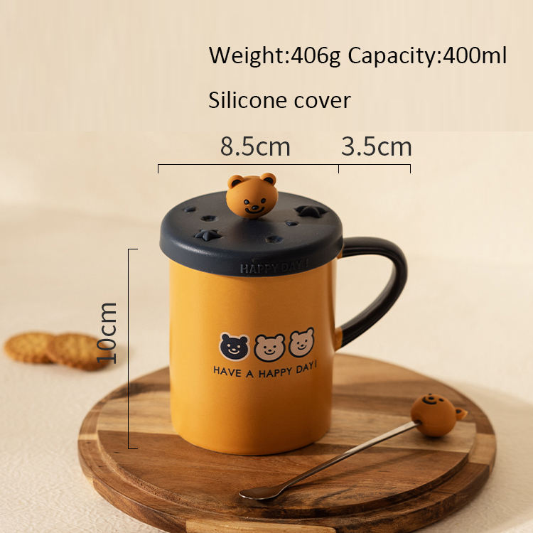 Naranja taza de café