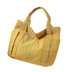 Sac fourre-tout en toile grande capacité pour femme avec poches, logo personnalisé, idéal pour le shopping, les voyages, les trajets quotidiens et la plage - Product Image 5