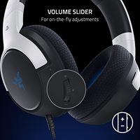 Audífonos para Juegos con Cable Razer Kaira X, Sobre la Oreja, Micrófono de 3.5mm, Sonido Estéreo HiFi con Bajos Profundos, para PS5, PlayStation 5, PC Gamer