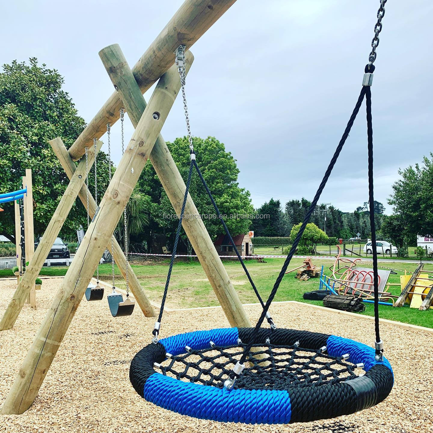 Playground Equipment Combination Rope Net Kids Swing Sets Playground Outdoor