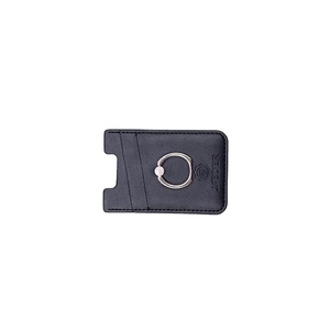 Custom Phone Sticky Wallet Holder Leather ID Card Holder Phone Case Wallet Free Sample - Product Image 2