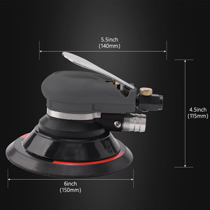 <span class=keywords><strong>Ponceuse</strong></span> orbitale aléatoire pneumatique SPTA 5/6 pouces avec plateau de support supplémentaire de 5 pouces, faible vibration, pour bois, composites et métaux - Product Image 2