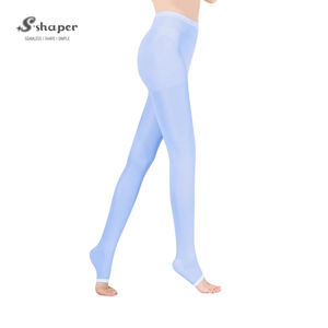S-SHAPER femmes bout ouvert genou haute Compression collants <span class=keywords><strong>sans</strong></span> <span class=keywords><strong>couture</strong></span> élastique Opaque tricoté tissage <span class=keywords><strong>sans</strong></span> lacet <span class=keywords><strong>bas</strong></span> de couchage - Product Image 1
