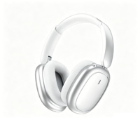 Casque ANC en métal avec écouteurs magnétiques, transducteurs dynamiques, son de qualité cinéma, pliable, sans fil, étanche IPX-4, BT 5.4, 20+