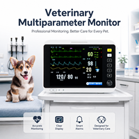 Moniteur patient vétérinaire OliveVet à écran tactile pour signes vitaux, anesthésie, ECG, fréquence cardiaque, pour petits animaux, hôpital vétérinaire