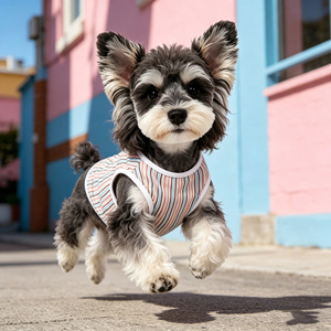 Ropa de Lujo para Perros al por Mayor, Camisetas para Mascotas 100% Poliéster, Suaves y Transpirables, en Stock, Chaleco de Verano para <span class=keywords><strong>Cachorros</strong></span> - Product Image 4