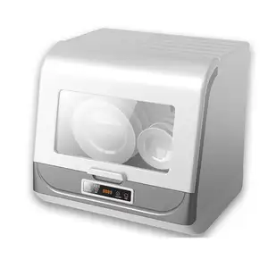 Ouch-lavavajillas ultrasónico portátil para el hogar, control automático de pantalla