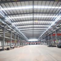 Almacén de Estructura de Acero Tipo C de Diseño Personalizado, Instalación Eficiente Pre-ingenierizada, Puertas Dobles Correderas/Enrollables, Galvanizado en Caliente