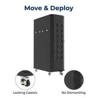 Armoire serveur hybride air-liquide Lianli 35kW 55KW 48U haute densité refroidie par liquide pour centre de données IA