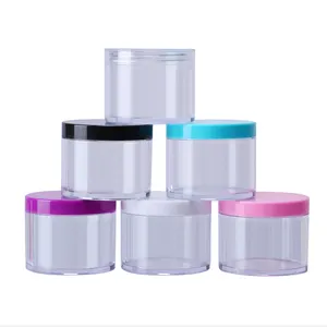 Pots de cosmétiques en plastique transparent, pour les yeux, les plus vendu, 3g 5g 7g 10g 15g 20g 25g 30g 35g 40g PS, offre spéciale,