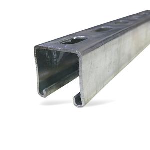 Incaglio a caldo incrostato 1-5/8in * 1-5/8in incrostato puntone leggero in acciaio strutturale profili in acciaio acciaio recinzione Post PV supporti - Product Image 1