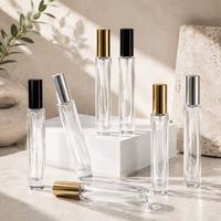 Flacon pulvérisateur vide en verre pour huiles essentielles 10ml 15ml, échantillon de parfum, testeur rechargeable, atomiseur à brume fine, cosmétiques, livraison gratuite