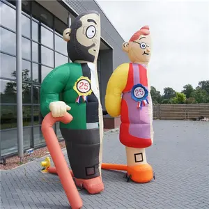 La mitad inflable Abraham y Sarah de dibujos animados para Holanda K9024
