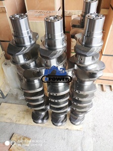 อะไหล่แท้ OEM PC400-6 PC400-7 PC400-8 PC450-6 PC450-7 D85E D85EX อะไหล่เครื่องยนต์รถขุด 6D125 S6D125 เพลาข้อเหวี่ยง - Product Image 2