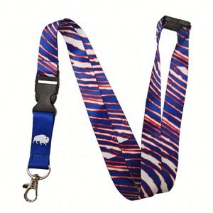 สายคล้องคอพิมพ์ลายซับลิเมชันออกแบบได้ตามต้องการสายคล้องบัตรพร้อมโลโก้ทำจากโพลีเอสเตอร์ - Product Image 6