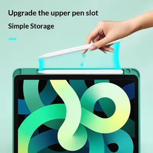 Nouvel étui <span class=keywords><strong>clavier</strong></span> magnétique ultra-plat 2025 avec pavé tactile pour iPad Air 9.7 et iPad 10.9/11 – <span class=keywords><strong>Protection</strong></span> intégrale en PU+TPU+ABS - Product Image 5